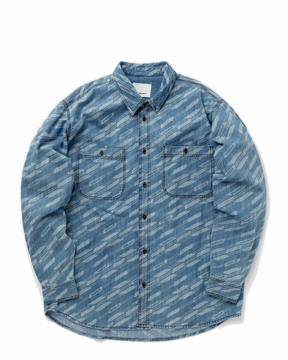 Photo: Marant Bhelyn Shirt Blue - Mens - Longsleeves