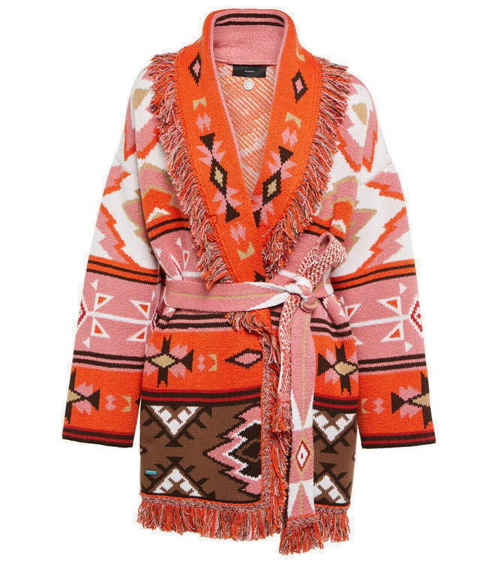 Photo: Alanui - Desert Road jacquard cotton cardigan