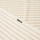 Tekla Fabrics Organic Terry Bath Towel in Sienna Stripes