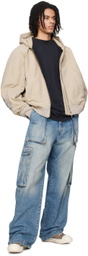 B1ARCHIVE Beige Zip Jacket
