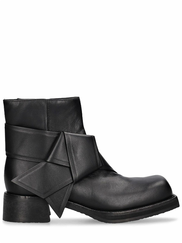 Photo: ACNE STUDIOS - 40mm Leather Ankle Boots