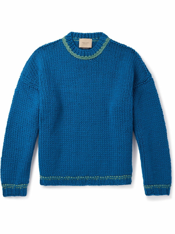 Photo: Federico Curradi - Wool Sweater - Blue
