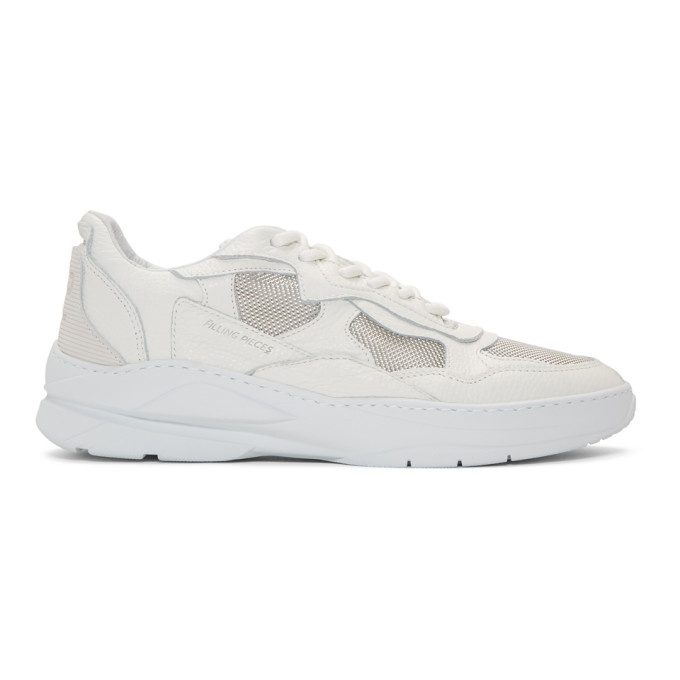 Photo: Filling Pieces White Low Fade Cosmo Mix Sneakers