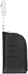Rick Owens Black Keychain Wallet