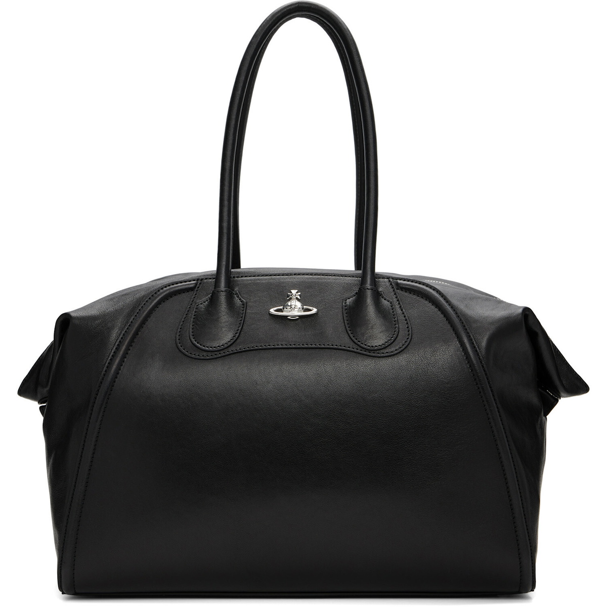 Vivienne Westwood Black Shirley Holdall Bag