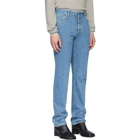 Maison Margiela Blue Stonewash Regular-Fit Jeans