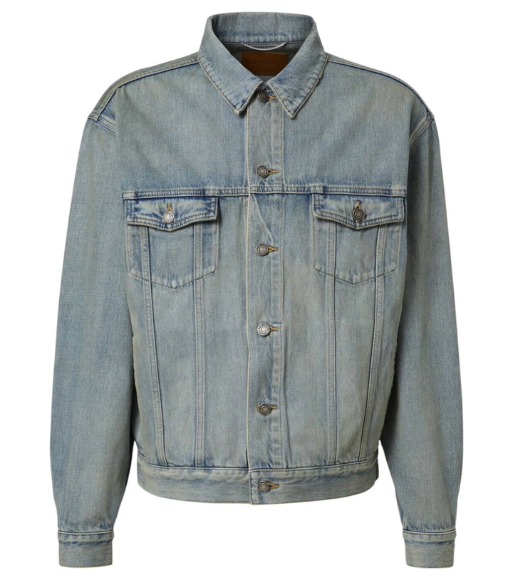 Saint Laurent £1320 Vintaged Denim Jacket XS