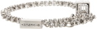 Givenchy Silver Crystal 4G Bracelet
