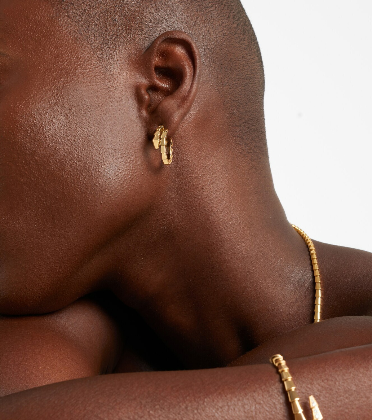 Bvlgari Serpenti Viper 18kt gold earrings