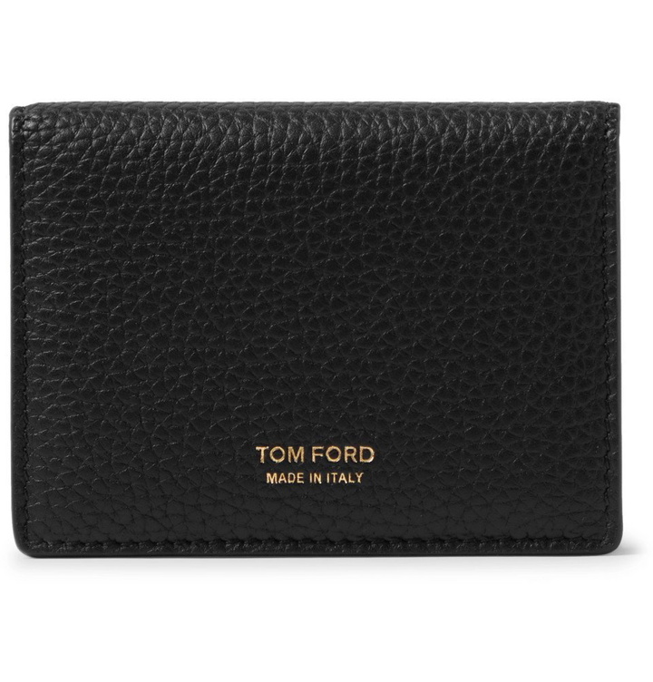 Photo: TOM FORD - Full-Grain Leather Bifold Cardholder - Black