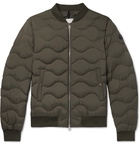 Moncler - Quilted Shell Down Bomber Jacket - Green