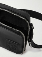 Loewe - Logo-Debossed Leather Messenger Bag