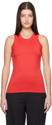 Loulou Studio Red Poso Tank Top