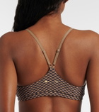 The Upside Zoe houndstooth sports bra