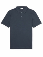 Sunspel - Pima Cotton-Piqué Polo-Shirt - Blue