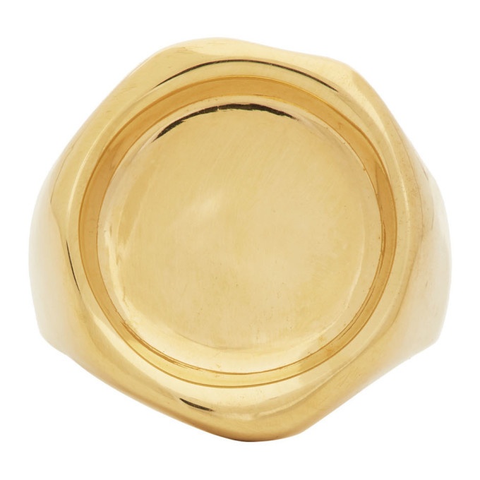 Photo: All Blues Gold Polished Sigil Ring