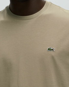 Lacoste T Shirt Brown - Mens - Shortsleeves