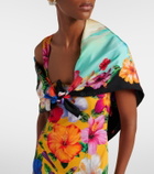 Dolce&Gabbana Printed silk twill scarf
