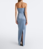 Rachel Gilbert Lorna embellished bustier gown