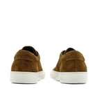 Common Projects Men's Achilles Low Waxed Suede Sneakers in Tobacco