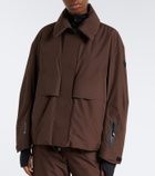 Moncler Grenoble Shearling-trimmed down ski jacket