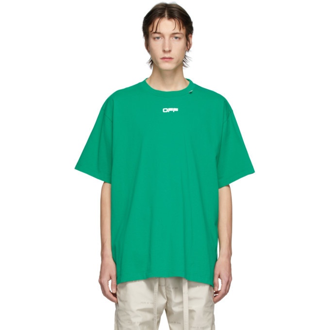 Photo: Off-White Green Caravaggio Square Over T-Shirt