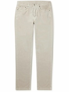 Massimo Alba - Alunga Cotton-Velvet Trousers - Neutrals