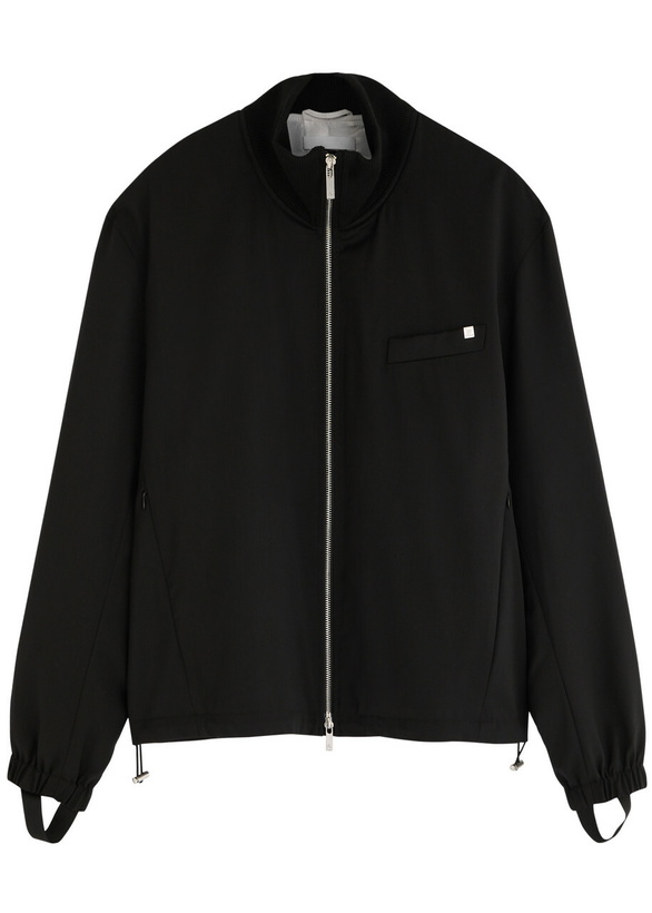 Photo: Helmut Lang Wool Bomber Jacket Black