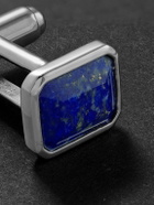 Mateo - Silver Lapis Lazuli Cufflinks