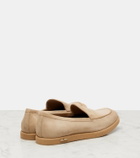 Max Mara Softymoc suede loafers