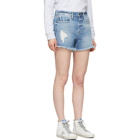 FRAME Blue Le Stevie Denim Shorts