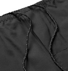 Outerknown - Appliquéd Shell Drawstring Shorts - Black