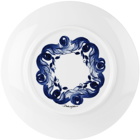 Dolce & Gabbana White & Navy Mediterraneo Dinner Plate Set