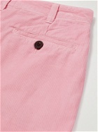 Drake's - Slim-Fit Cotton-Corduroy Chino Shorts - Pink