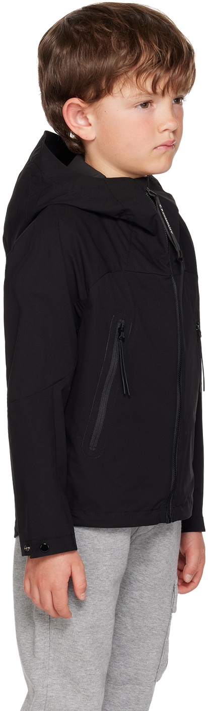 C.P. Company Kids Kids Black Hooded Jacket