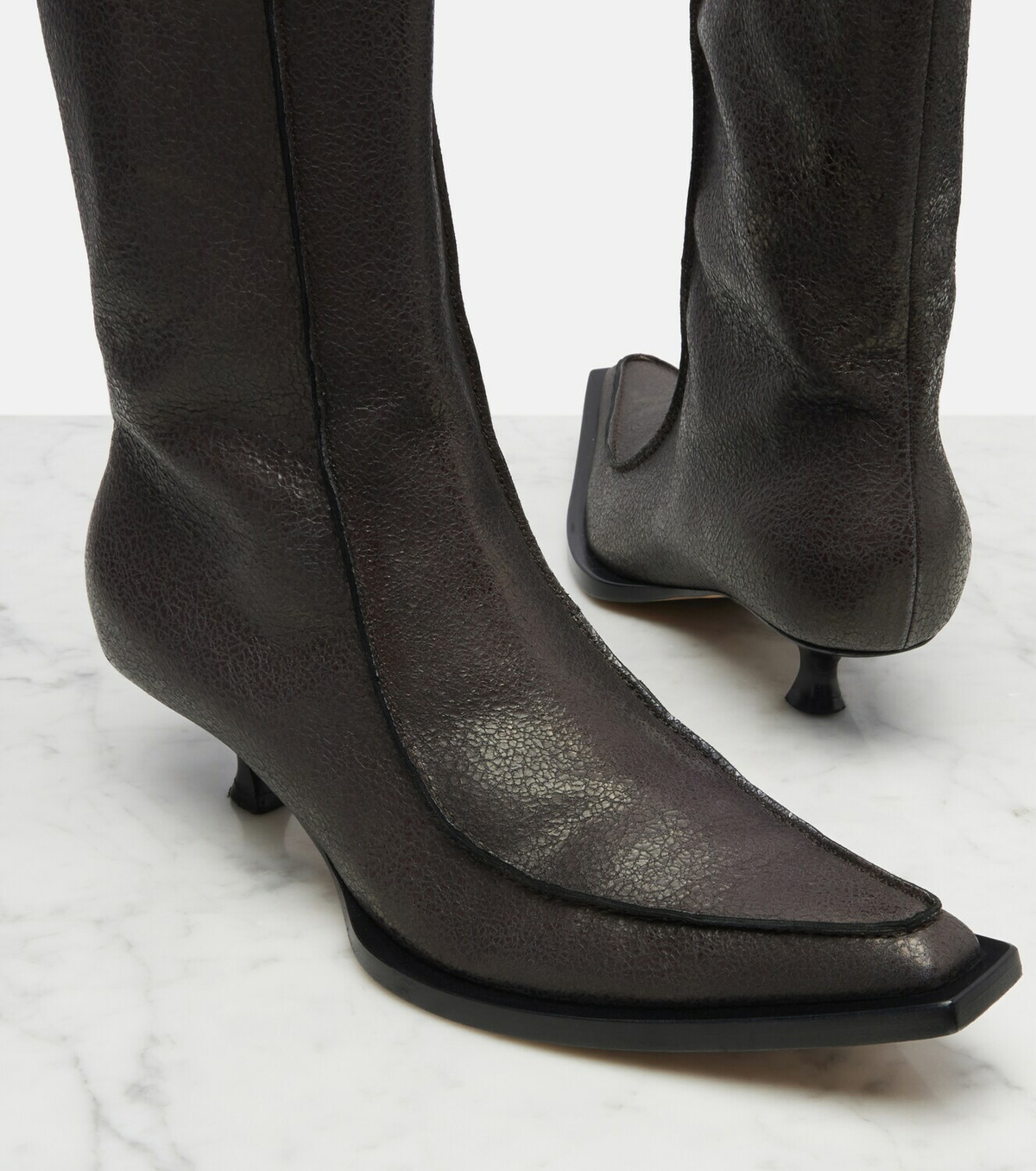 Calvin Klein Collection Jodi leather ankle boots