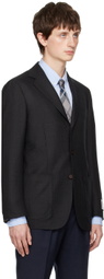 Ring Jacket Navy & Khaki Prince of Wales Blazer