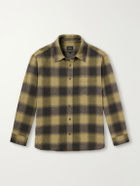 A.P.C. - Malaury Checked Wool-Blend Flannel Shirt - Green
