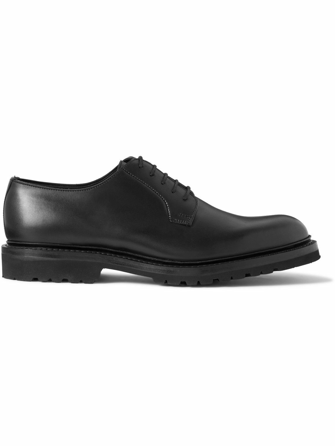 Photo: George Cleverley - Archie Leather Derby Shoes - Black