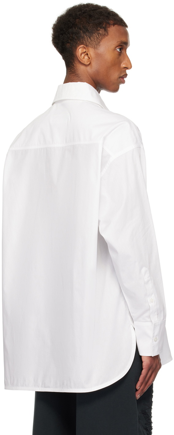 Tシャツ・カットソー MM6 Maison Margiela White poplin shirt MM6 Maison Margiela White Cotton Poplin Shirt MM6 Maison