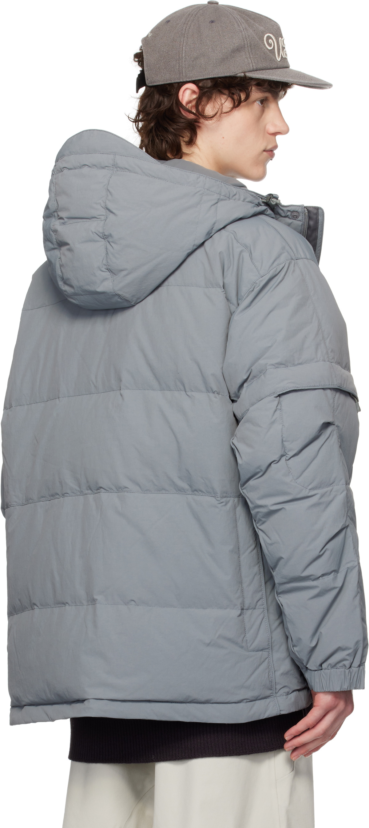 DAIWA PIER39 Gray Tech Ex-Weather Down Jacket
