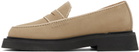 A.P.C. Taupe Gael Loafers