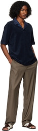 Agnona Brown Drawstring Trousers