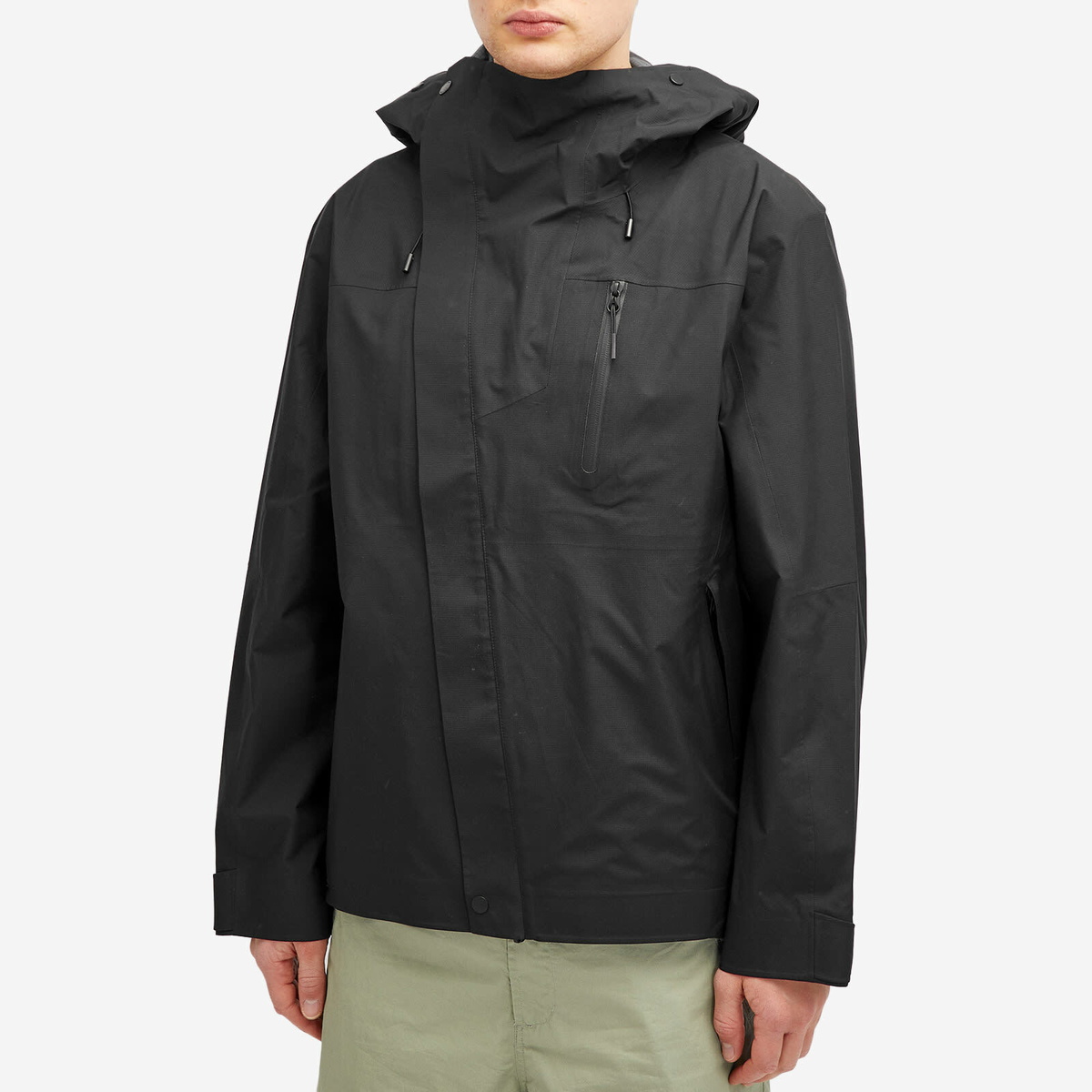Maharishi Men's Waterproof 3L Storm Parka Jacket in Black Maharishi
