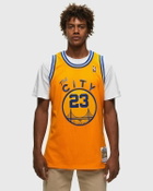 Mitchell & Ness Nba Hwc Jersey Golden State Warriors 2003 04 Jason Richardson #23 Yellow Jerseys