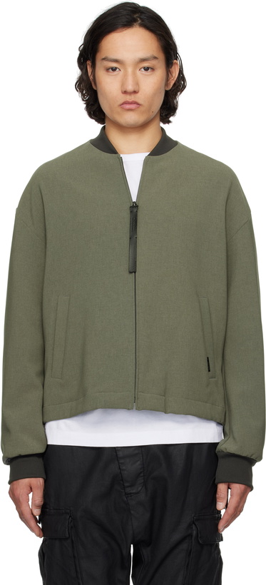 Photo: N.Hoolywood Khaki Blouson Bomber Jacket