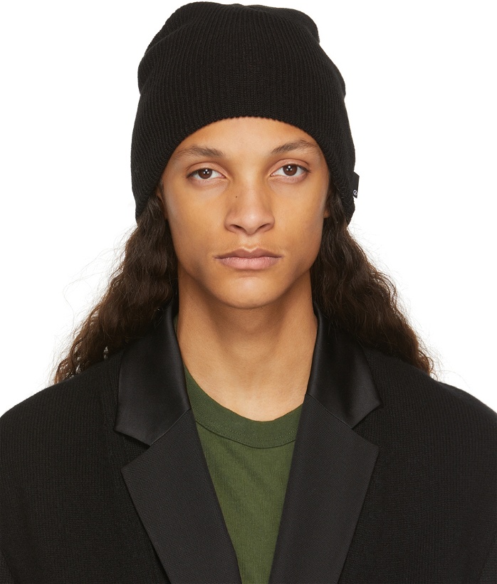 Photo: UNDERCOVER Black Ribbed Beanie