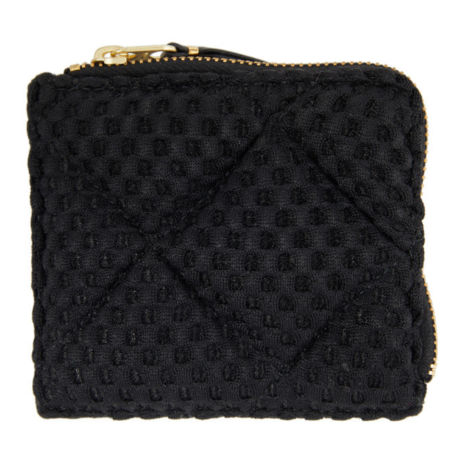 Photo: Comme des Garcons Wallets Black NT Half-Zip Wallet