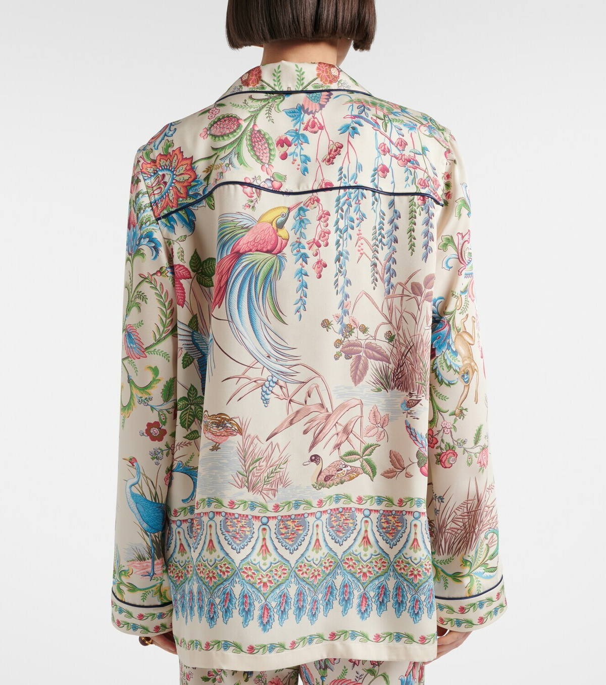 Etro Printed bowling shirt