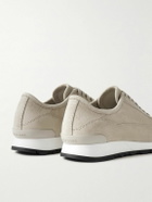 John Lobb - Foundry II Suede Sneakers - Neutrals